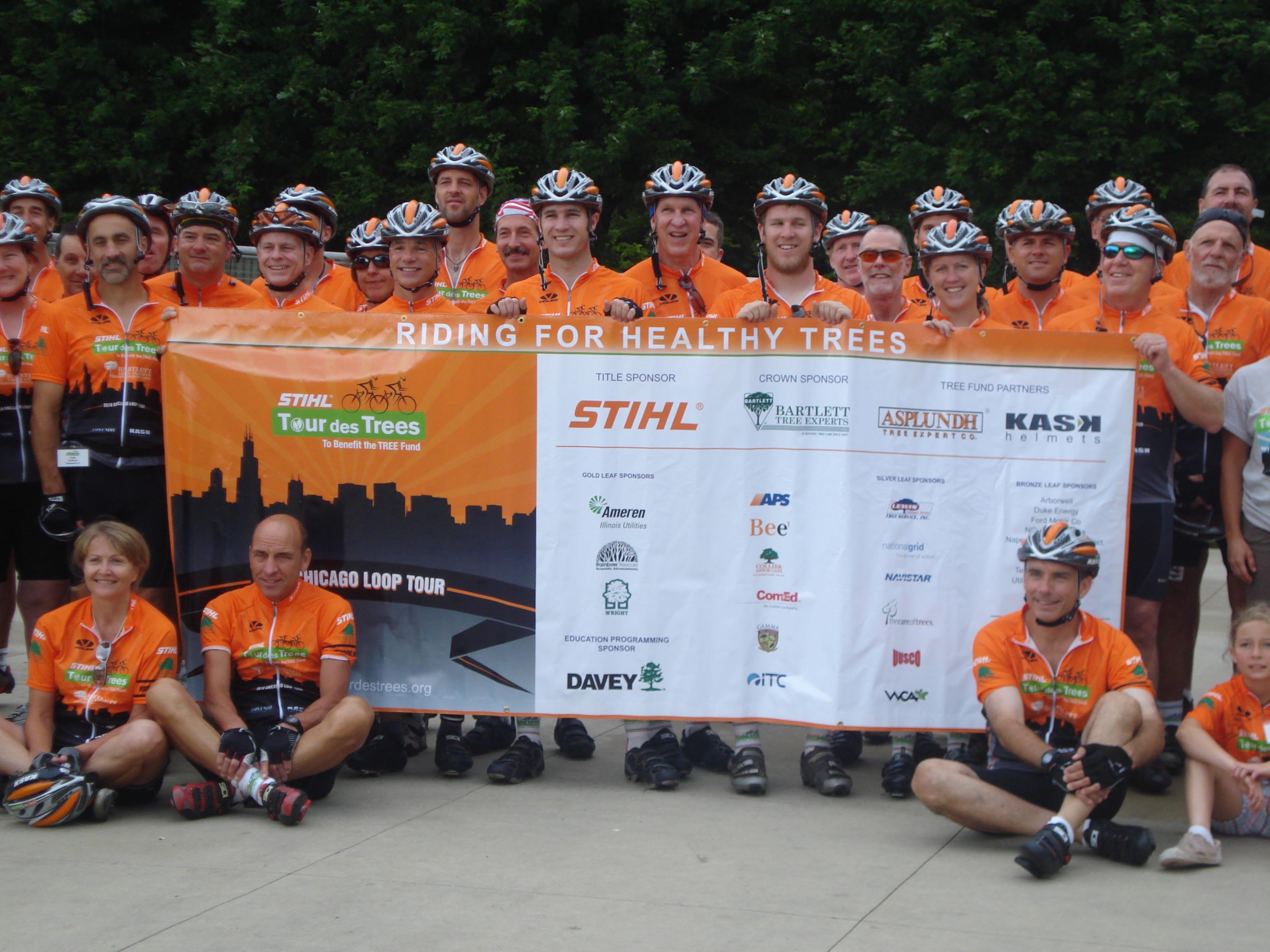 2010 STIHL Tour des Trees Riders in Chicago 2010 STIHL Tour des Trees Riders in Chicago